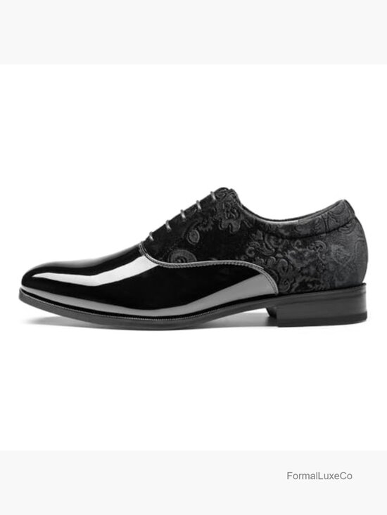 Men\'s Dress Oxford Shoes Patent Leather Lace-Up Tuxedo Shoes main image 7